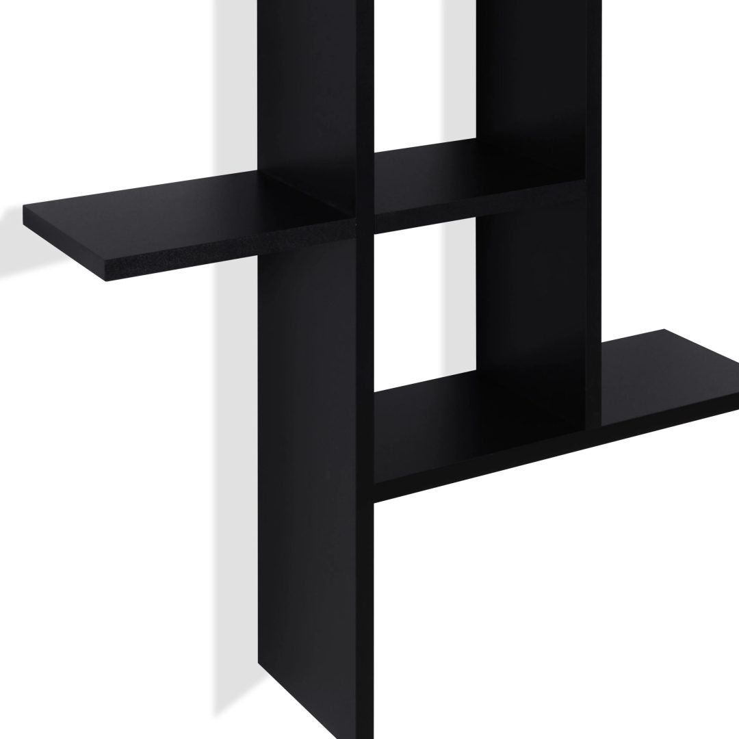 ZenVora Cantilever Floating Wall Shelf, Modern Decorative Display Shelf for Living Room, Bedroom and Home Storage