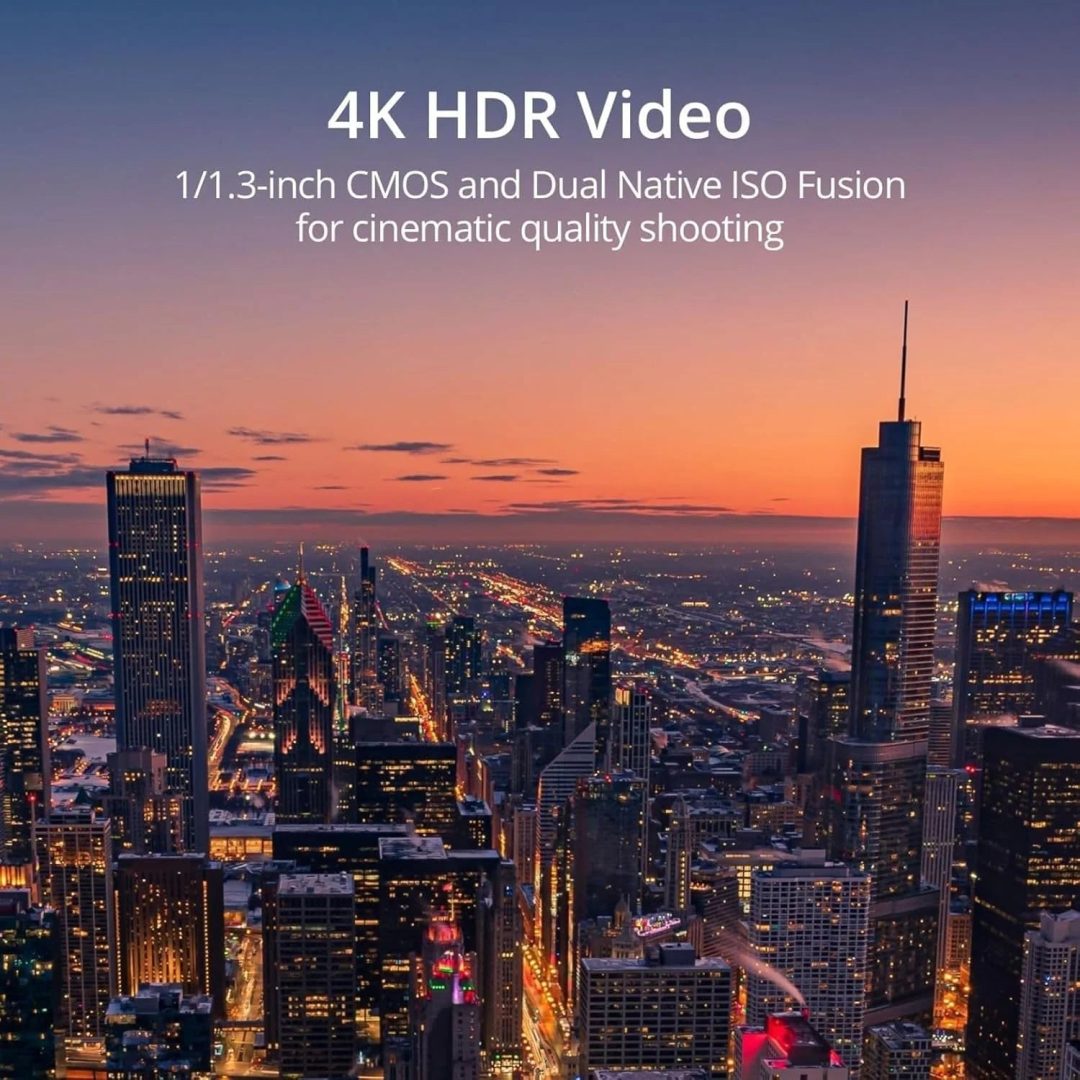 ZenVora 4K Camera Drone with 38-Min. Flight Time, 10 km Video Transmission, GPS Auto Return and Vertical Shooting