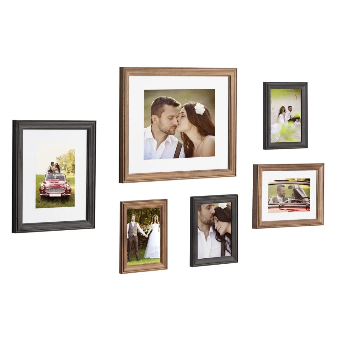 ZenVora Gallery Wall Frame Set, Multi-Piece Decorative Picture Frames for Photos, Artwork and Home Decor