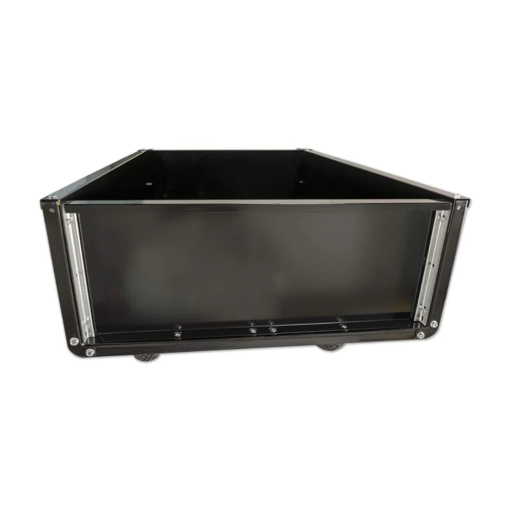 ZenVora Utility Tow Behind Steel Dump Cart, 750 Pound Capacity
