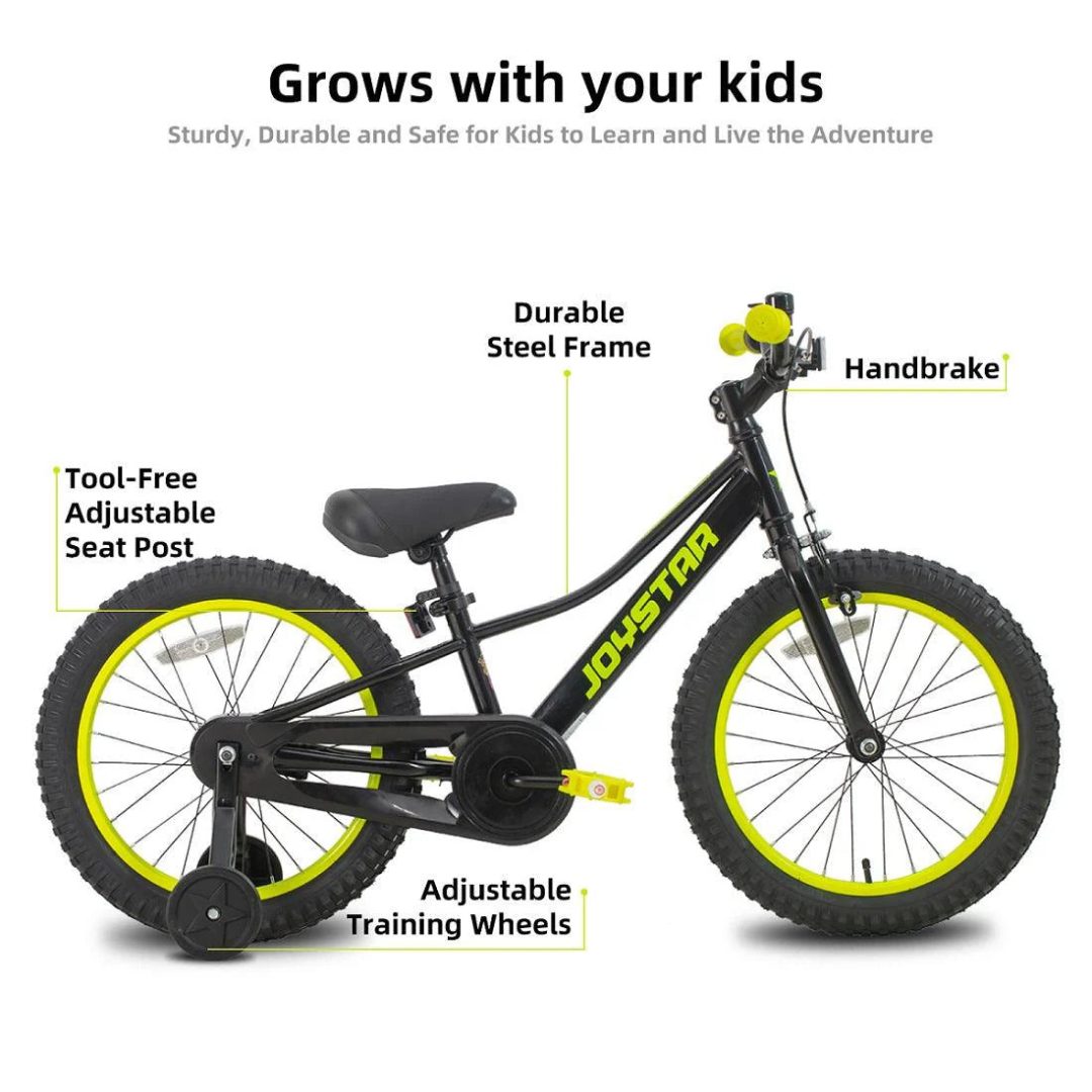 ZenVora 20-Inch Kids Bike with Training Wheels