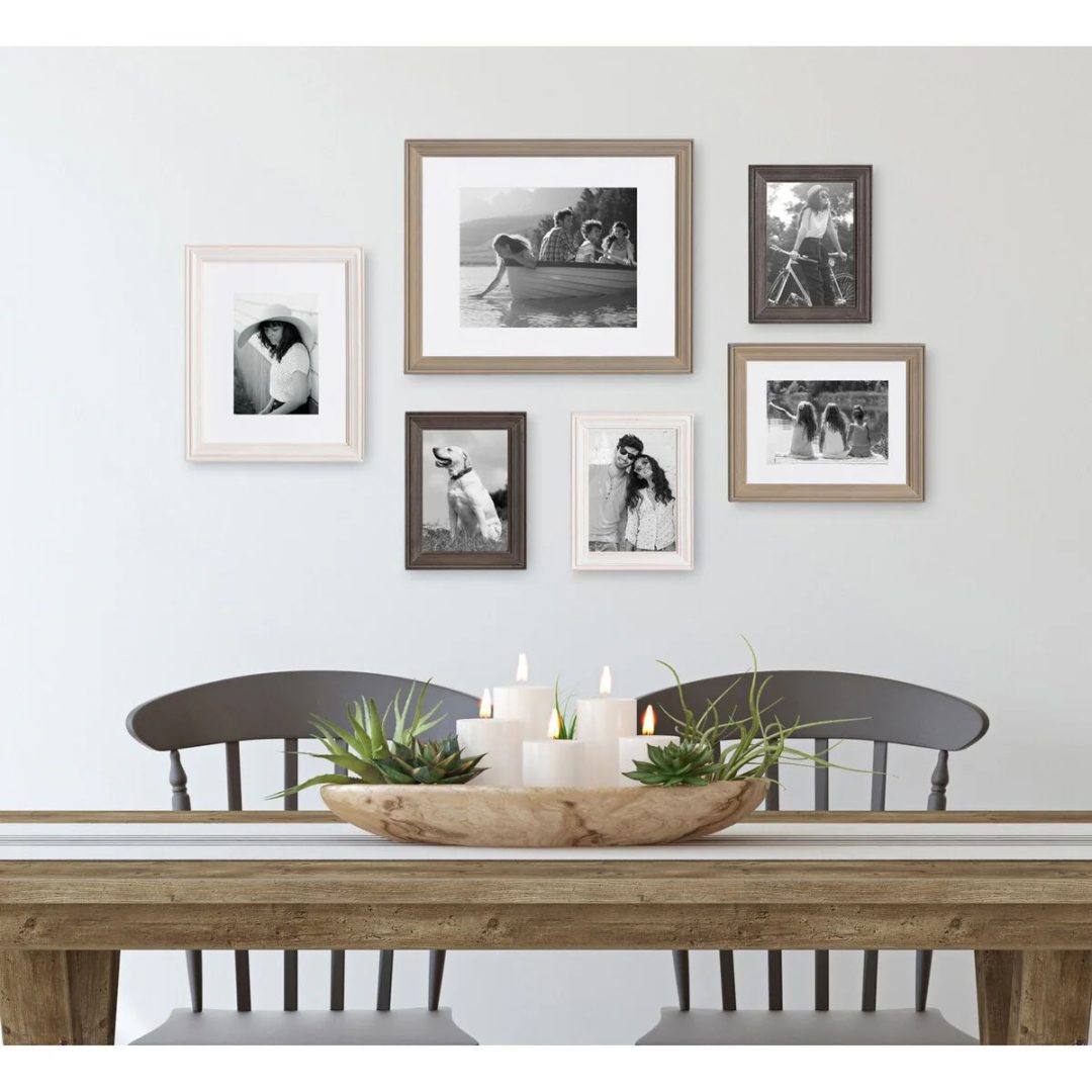 ZenVora Gallery Wall Frame Set, Multi-Piece Decorative Picture Frames for Photos, Artwork and Home Decor