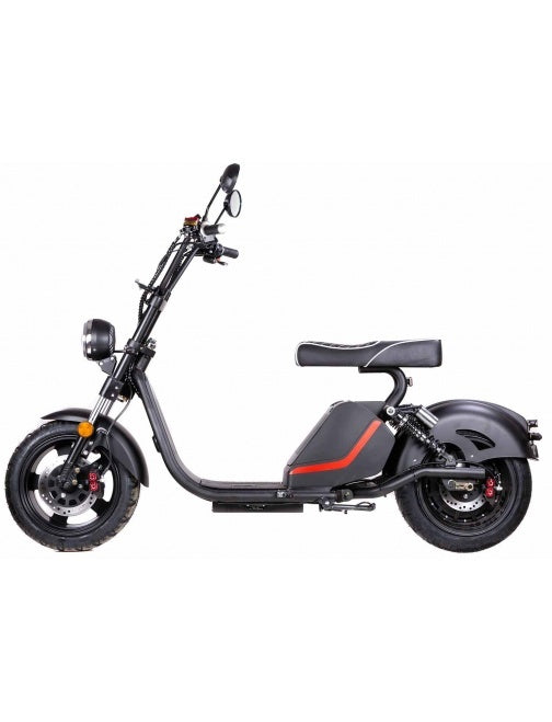 ZenVora 3000W 60V Dual-Seat Electric Scooter – Chopper-Style City Commuter