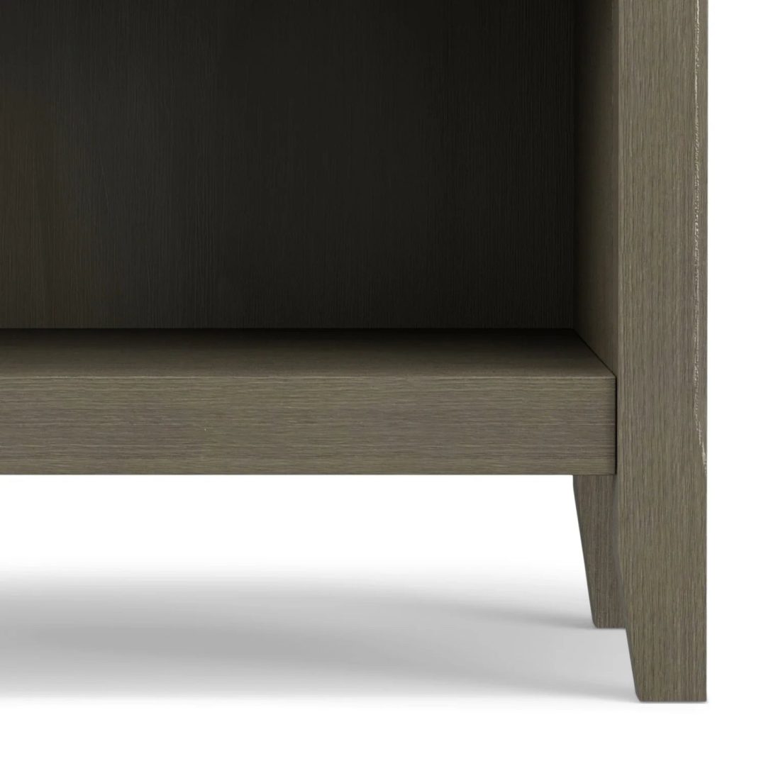 ZenVora 24 Inch Wide Solid Wood Nightstand, Bedside Table and Bedroom End Table