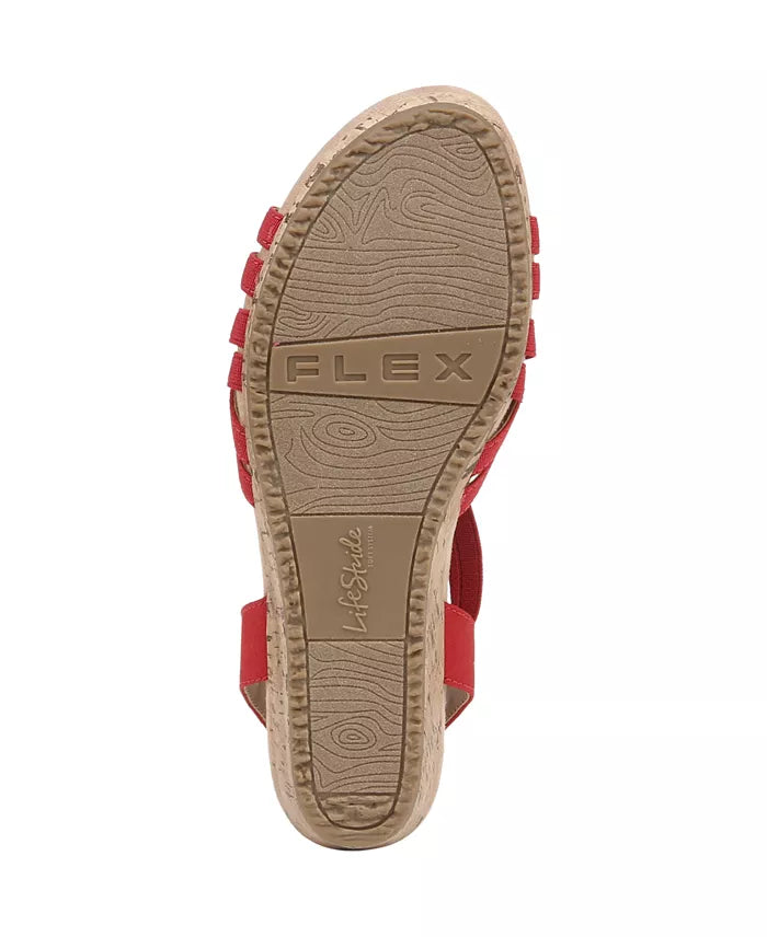 ZenVora Women's Strappy Wedge Sandals, Open Toe Platform Summer Shoes for Casual and Dress Wear