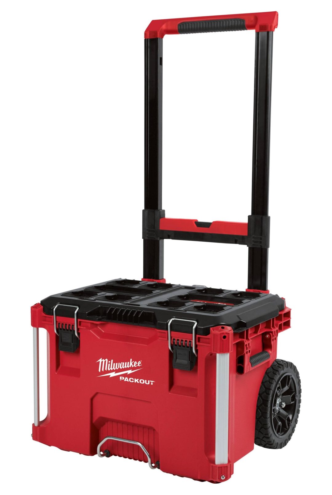 ZenVora Rolling Tool Box with All-Terrain Wheels - 250 lb Capacity Modular Storage Box with Extension Handle