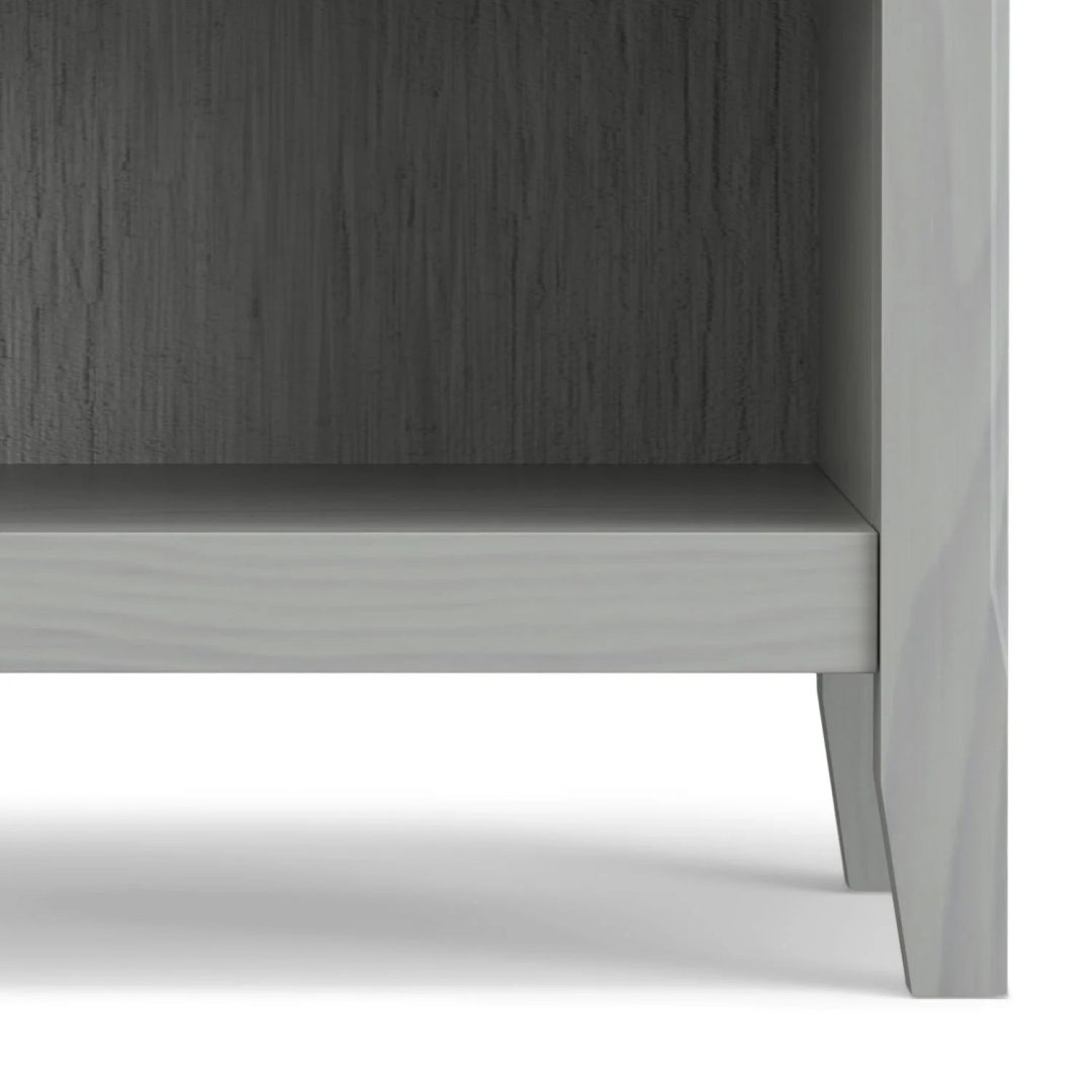 ZenVora 24 Inch Wide Solid Wood Nightstand, Bedside Table and Bedroom End Table