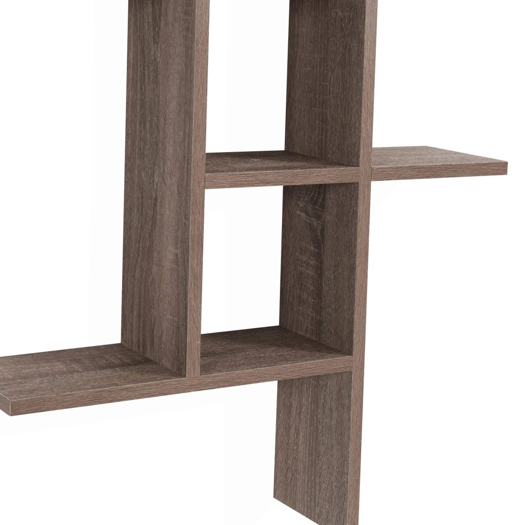 ZenVora Cantilever Floating Wall Shelf, Modern Decorative Display Shelf for Living Room, Bedroom and Home Storage