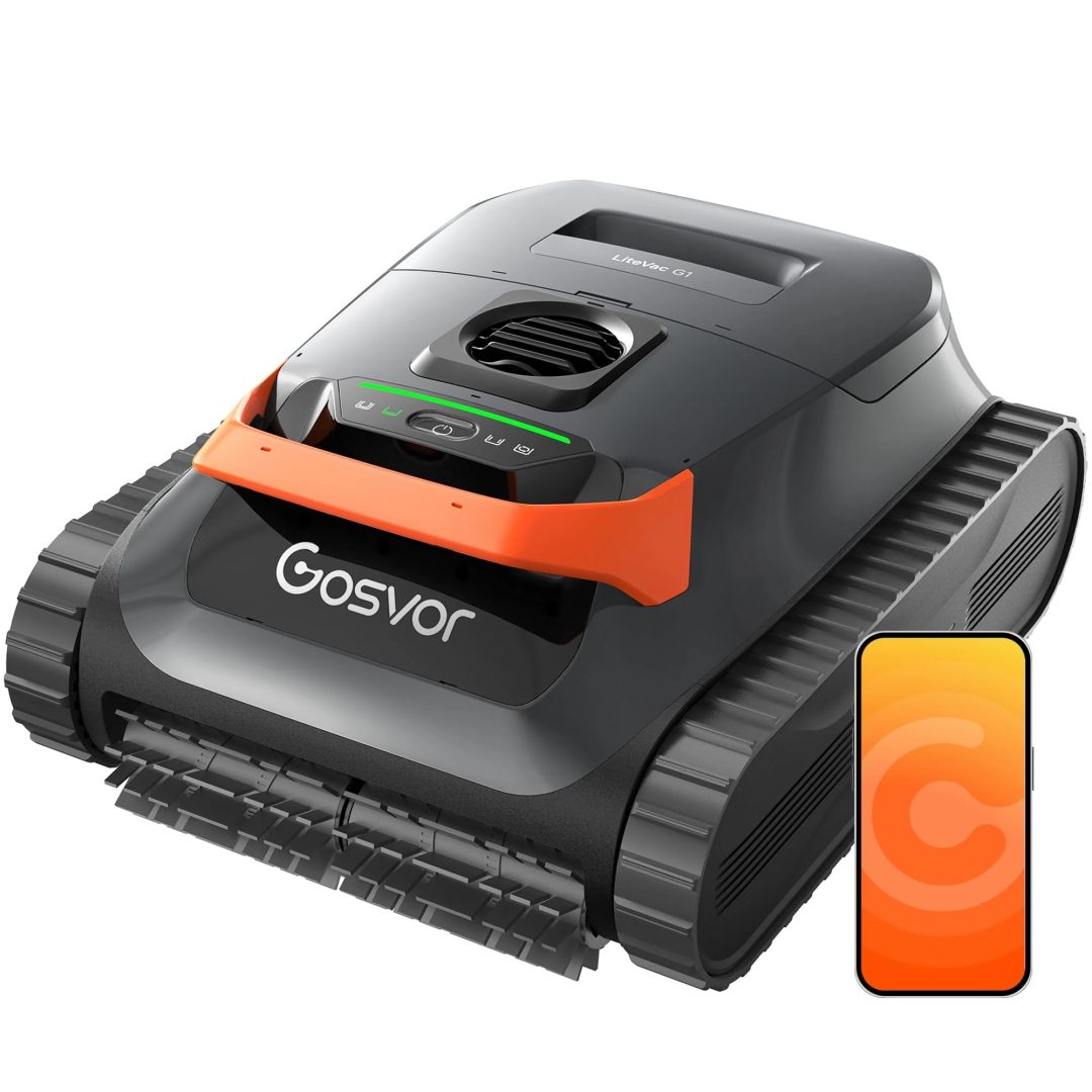 ZenVora Cordless Robotic Pool Vacuum Cleaner, Smart Navigation with Wall and Waterline Cleaning