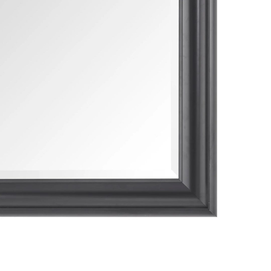 ZenVora Tall Full Length Mirror, Oversized Rectangle Full Body Wall Mounted Mirror with Smooth Faux Wood Frame