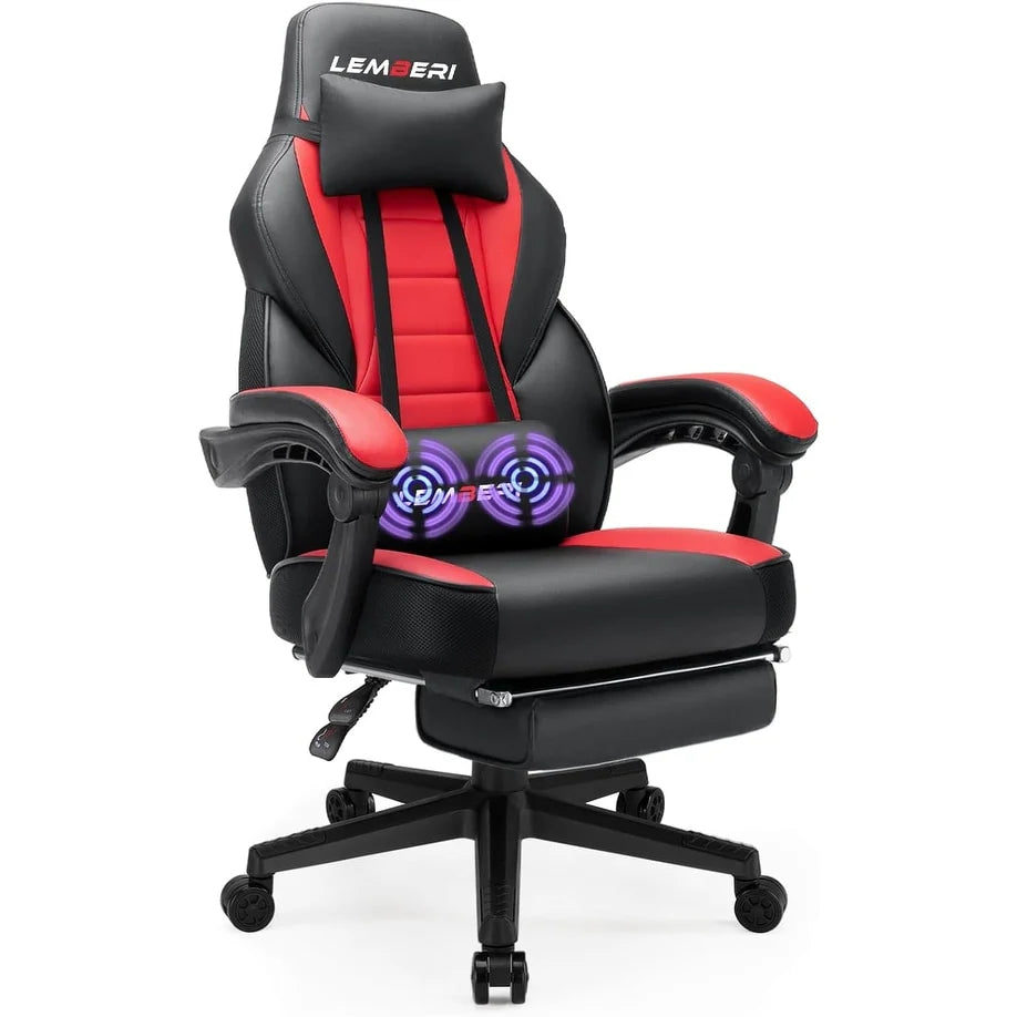 ZenVora Racing Style Gaming Chair, 300 lbs Big and Tall High Back Computer Chair