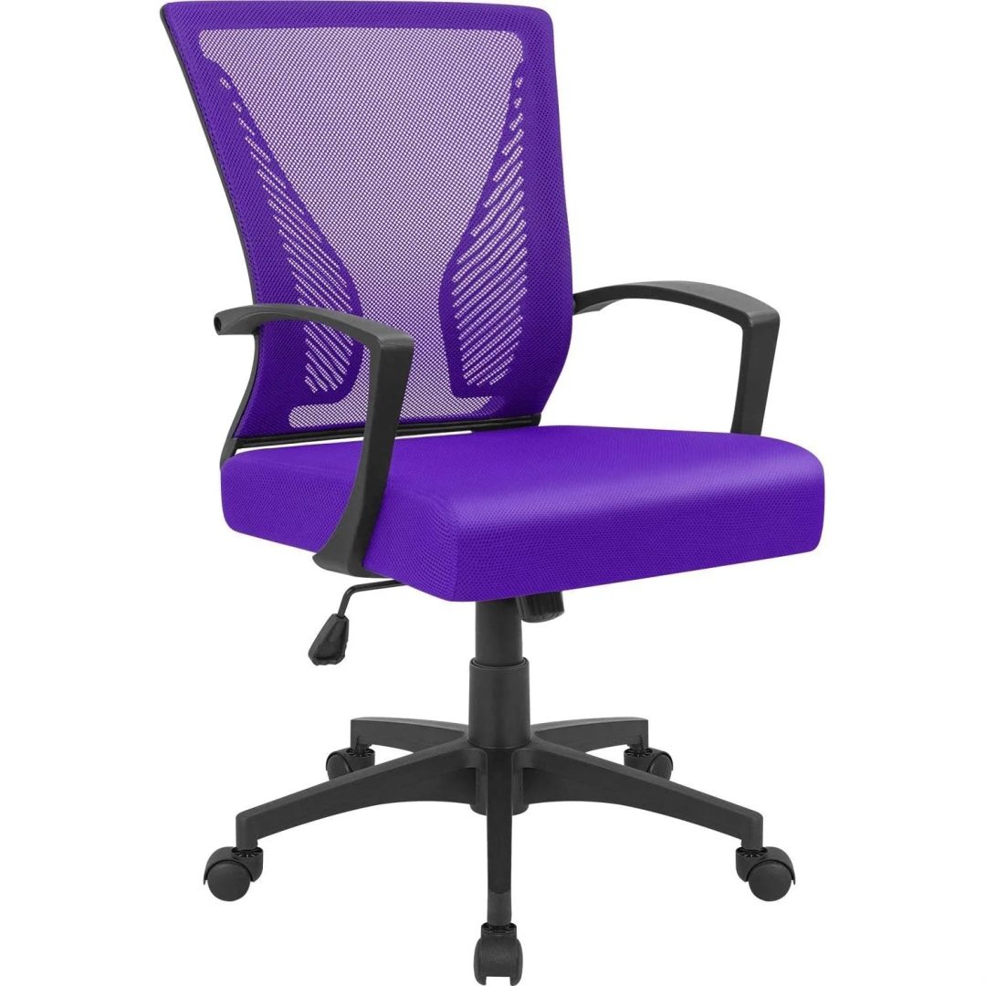 ZenVora Ergonomic Mesh Office Chair with Lumbar Support, Breathable Computer Desk Chair