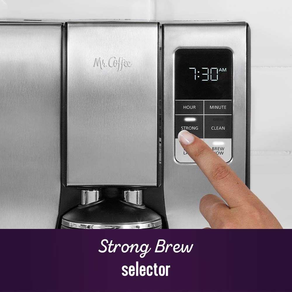 ZenVora 10-Cup Programmable Coffee Maker – Thermal Carafe with Strong Brew Selector