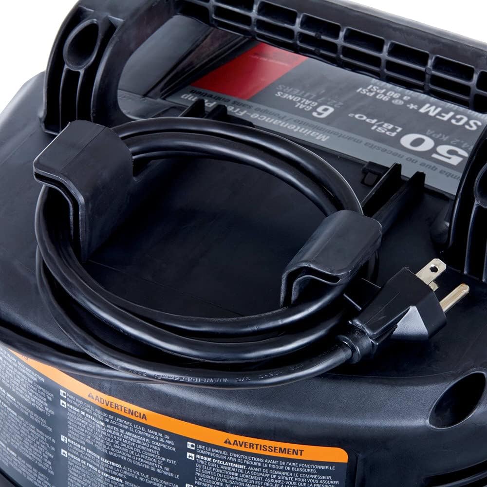 ZenVora 6 Gallon Pancake Air Compressor, Oil-Free Portable Electric Compressor for Garage, Workshop and DIY Projects