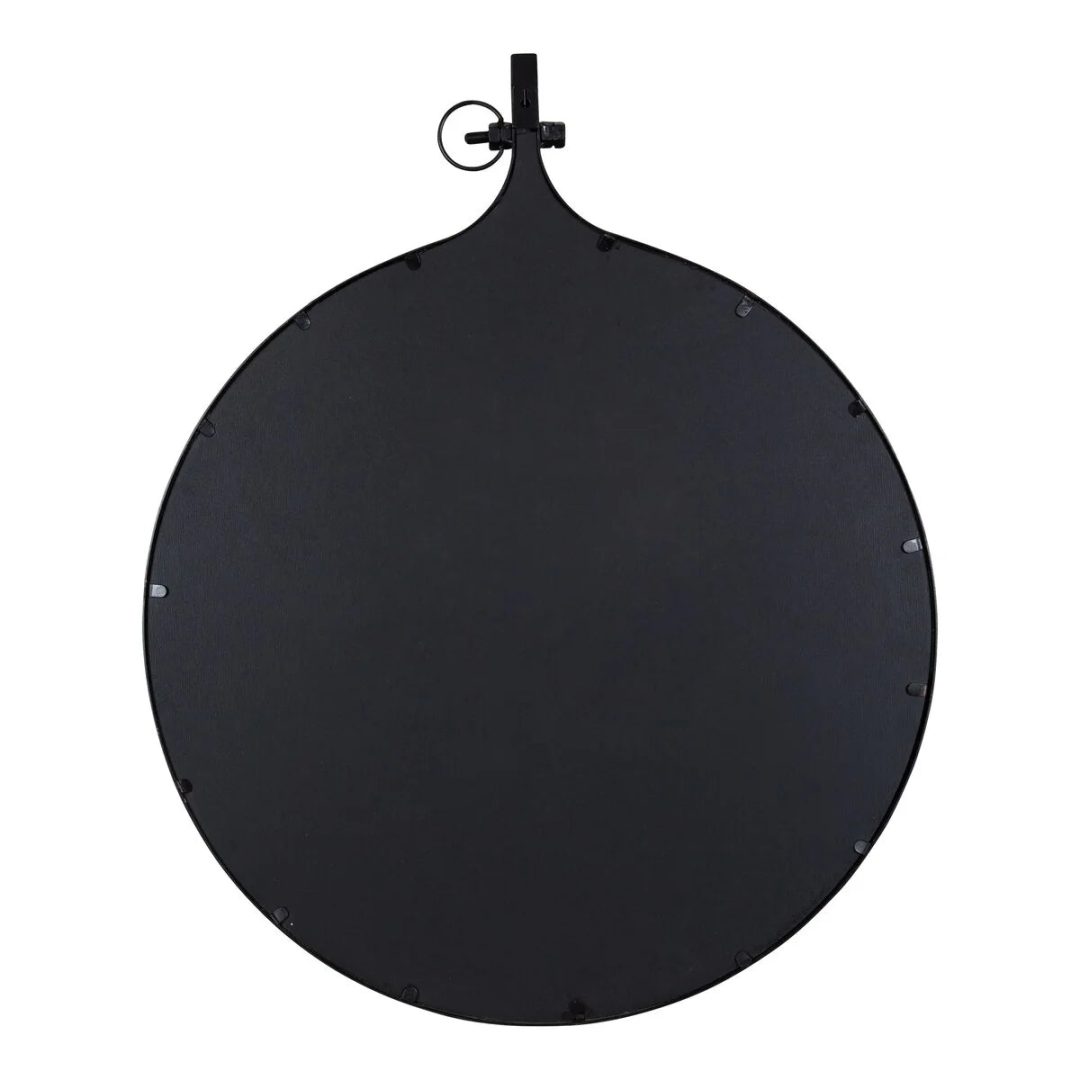 Modern Round Wall Mirror, Decorative Circular Accent Mirror for Living Room, Bedroom and Entryway