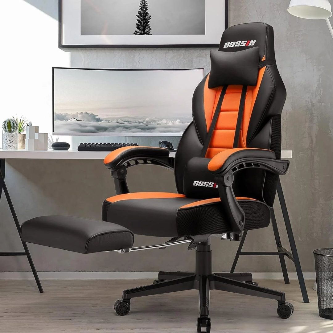 ZenVora Racing Style Gaming Chair, 300 lbs Big and Tall High Back Computer Chair