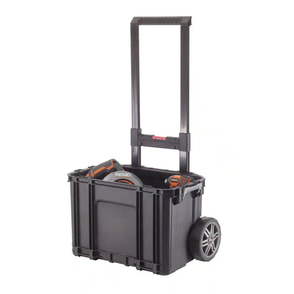 ZenVora 22-Inch Modular Rolling Tool Box System - 3-Piece Mobile Tool Cart with Toolbox & 12-Bin Organizer