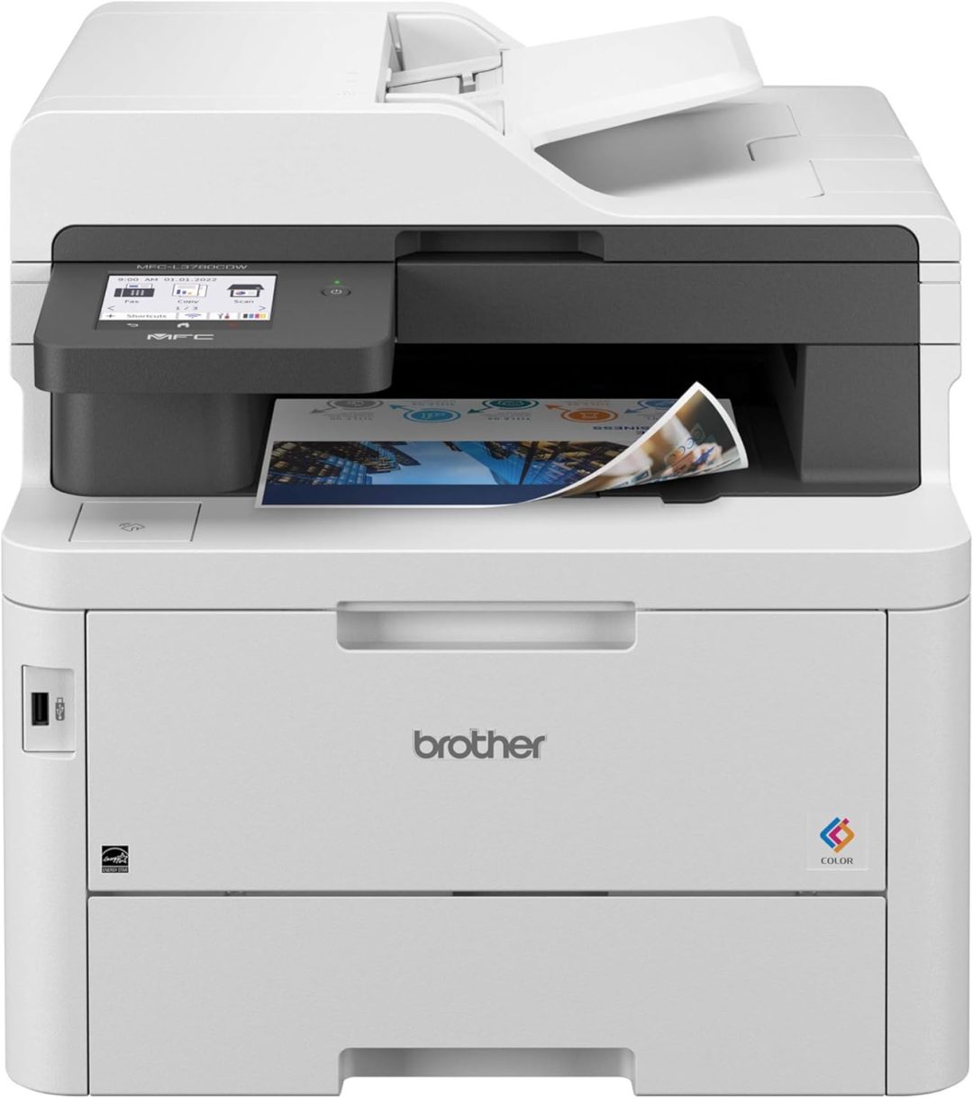 ZenVora All-In-One Wireless Color Printer with Fast Printing, Scanning, Copying and Faxing