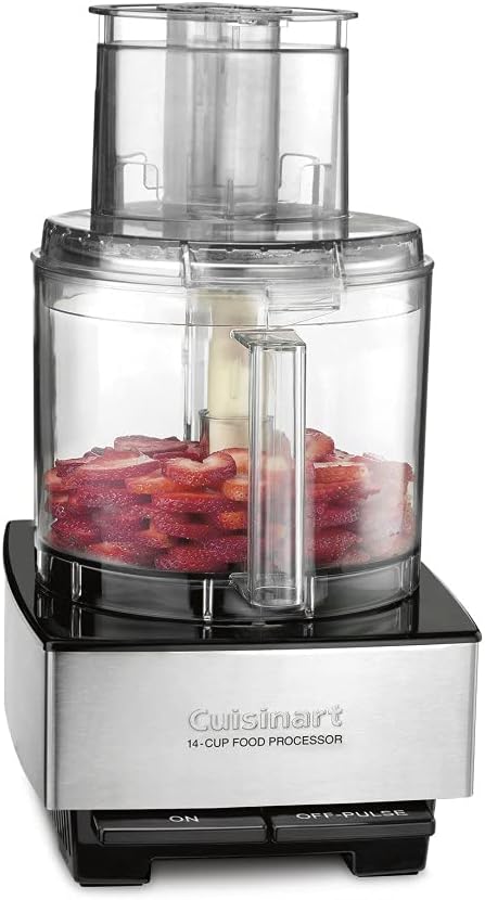 ZenVora 14-Cup Food Processor, Stainless Steel Vegetable Chopper for Mincing, Chopping, Slicing and Food Preparation