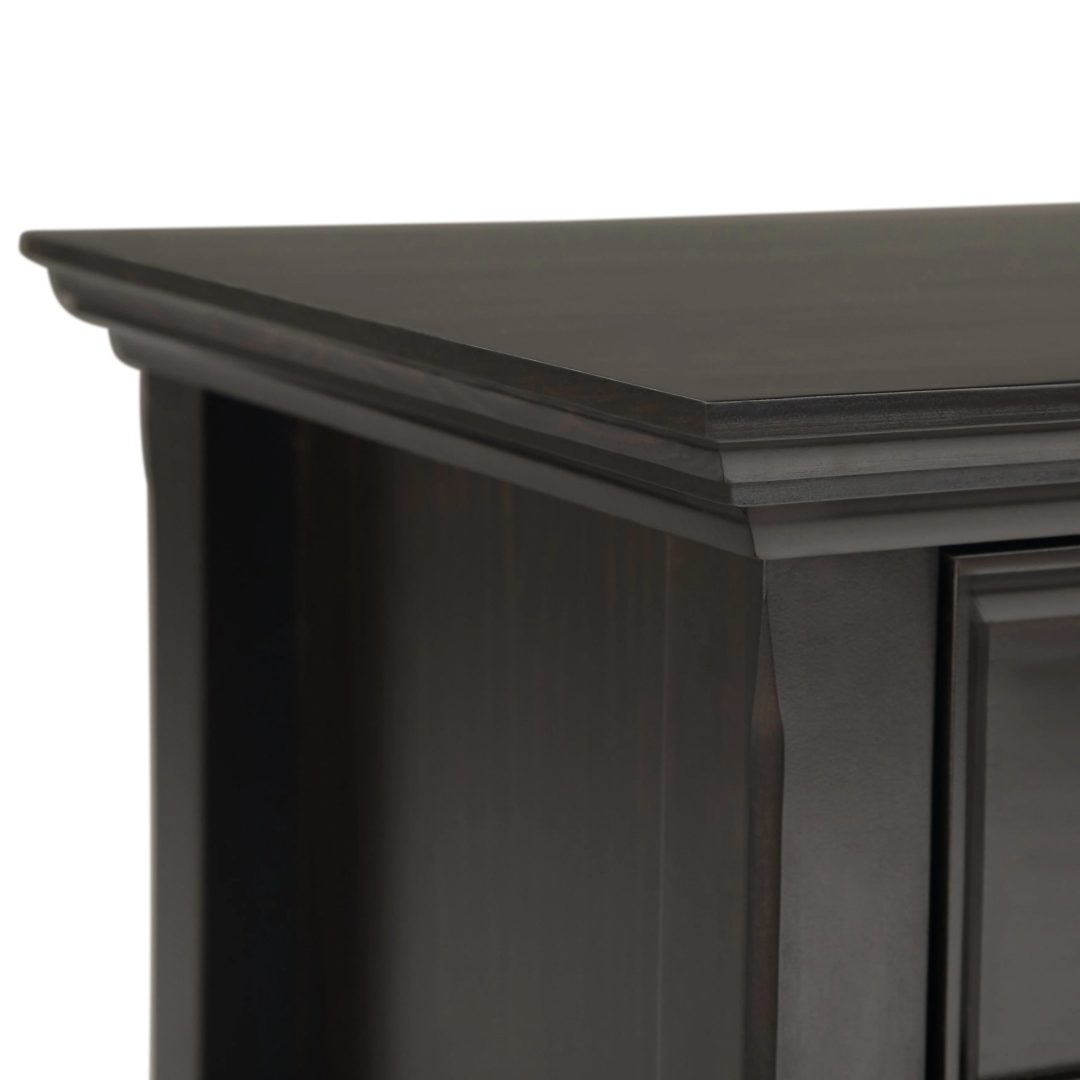 ZenVora 24 Inch Wide Solid Wood Nightstand, Bedside Table and Bedroom End Table