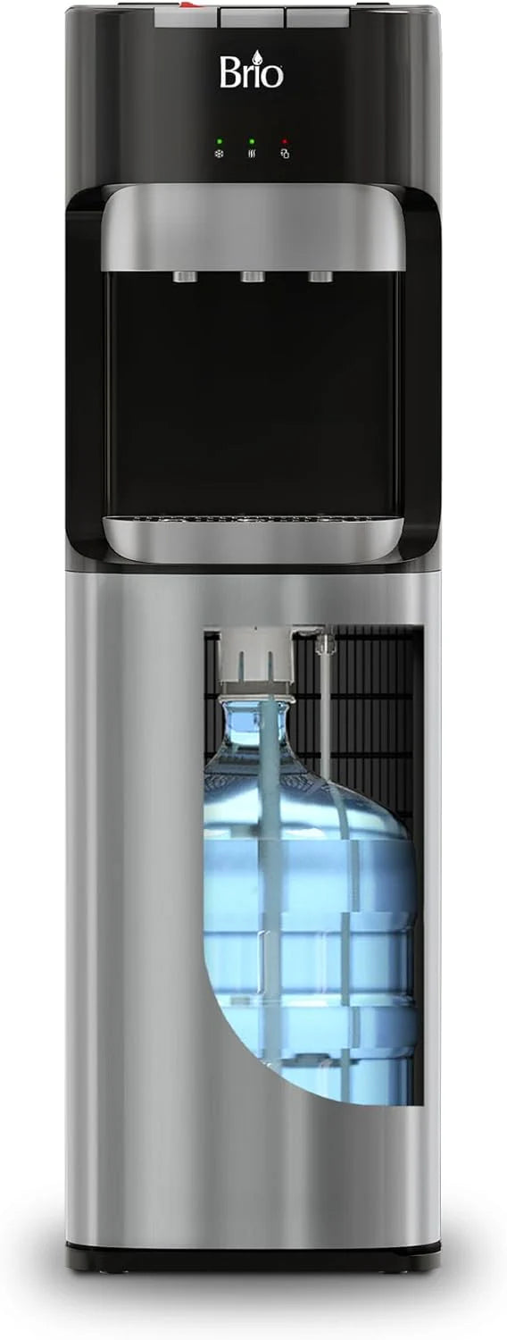 ZenVora Bottom Loading Water Cooler Dispenser – 3 Temp Settings with Child Safety Lock & LED Empty Alert