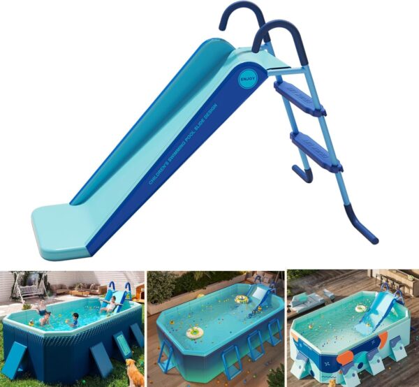 ZenVora Inflatable Pool Water Slide - Swimming Pool Slide for Backyard Outdoor Fun