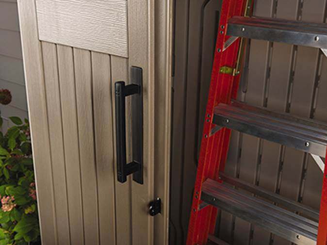 ZenVora Outdoor Storage Shed, 52 Cu.Ft., Weather-Resistant, Lockable Doors