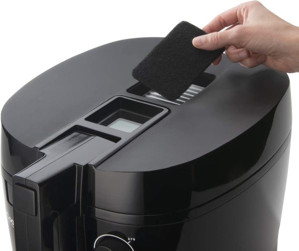 ZenVora Cool-touch Deep Fryer Black