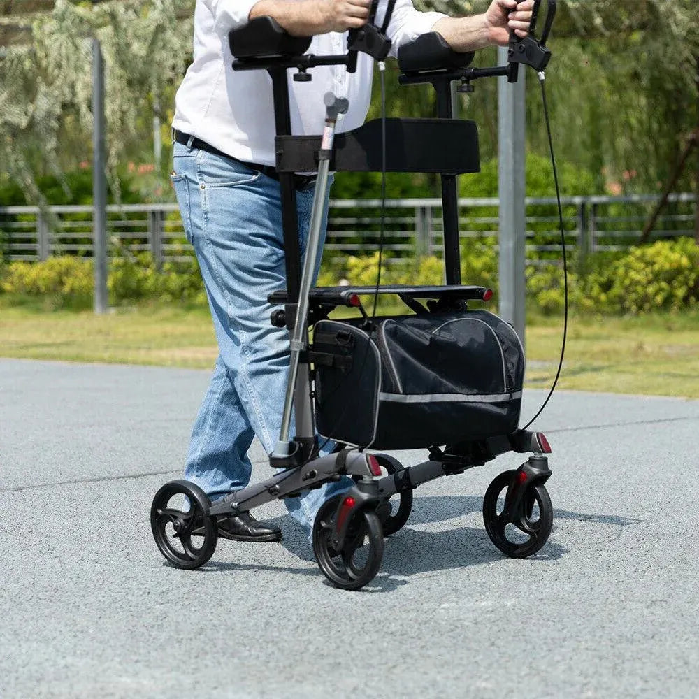ZenVora Standing Upright Rollator Walker for Seniors