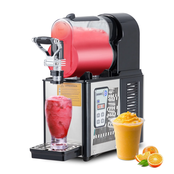 ZenVora 3L Slush Machine - Stainless Steel Frozen Drink Maker with Self-Cleaning Function