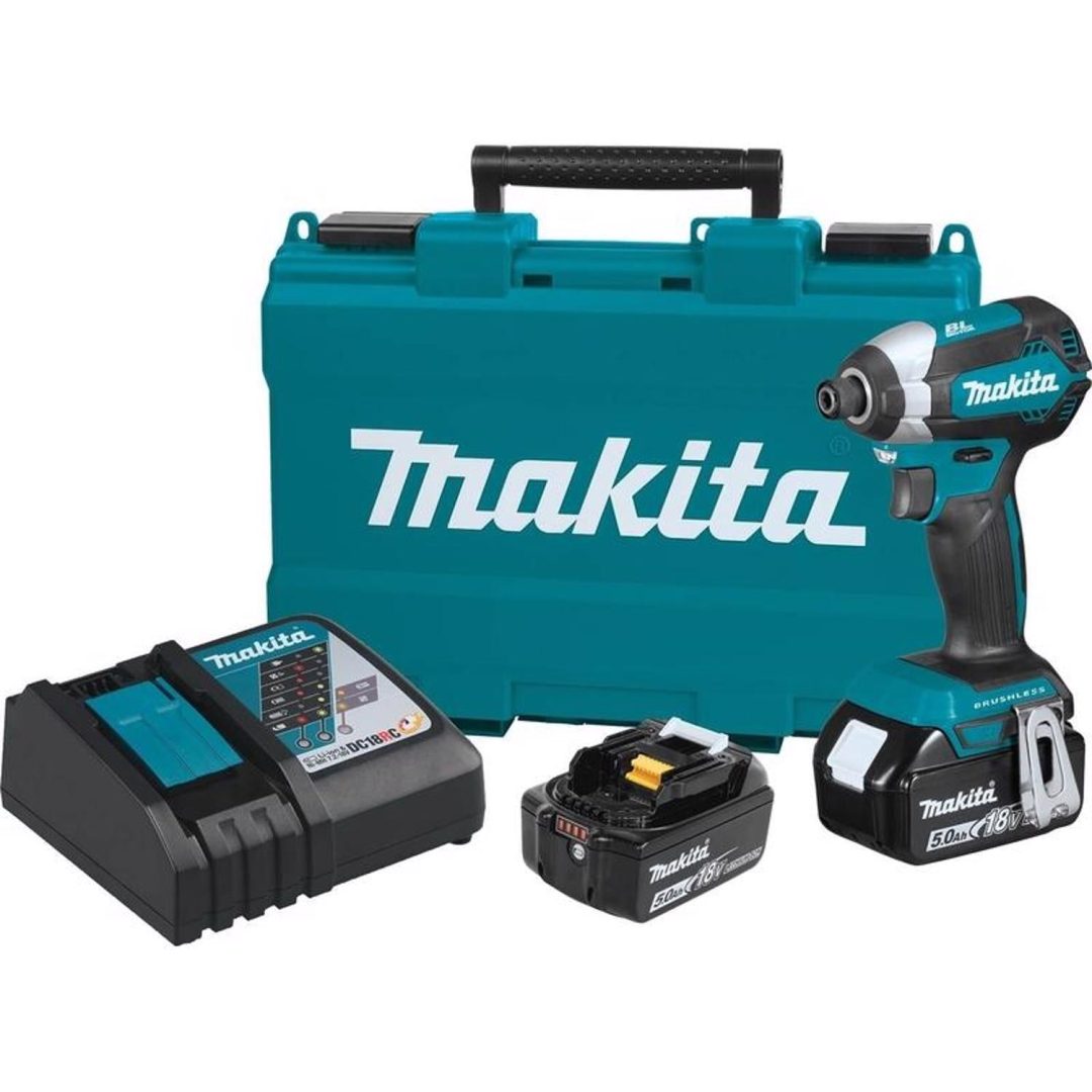 ZenVora 18V Brushless Impact Driver Kit – 1/4" Cordless with Battery & Charger