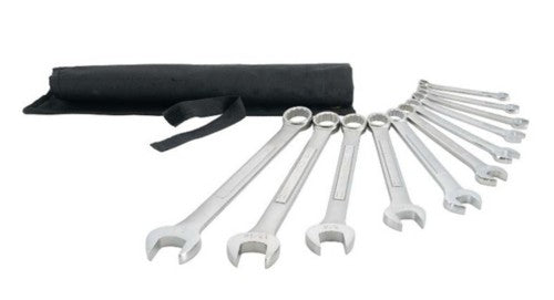 ZenVora 11-Piece SAE Combination Wrench Set, 12-Point Box End and Open End Steel Hand Tools