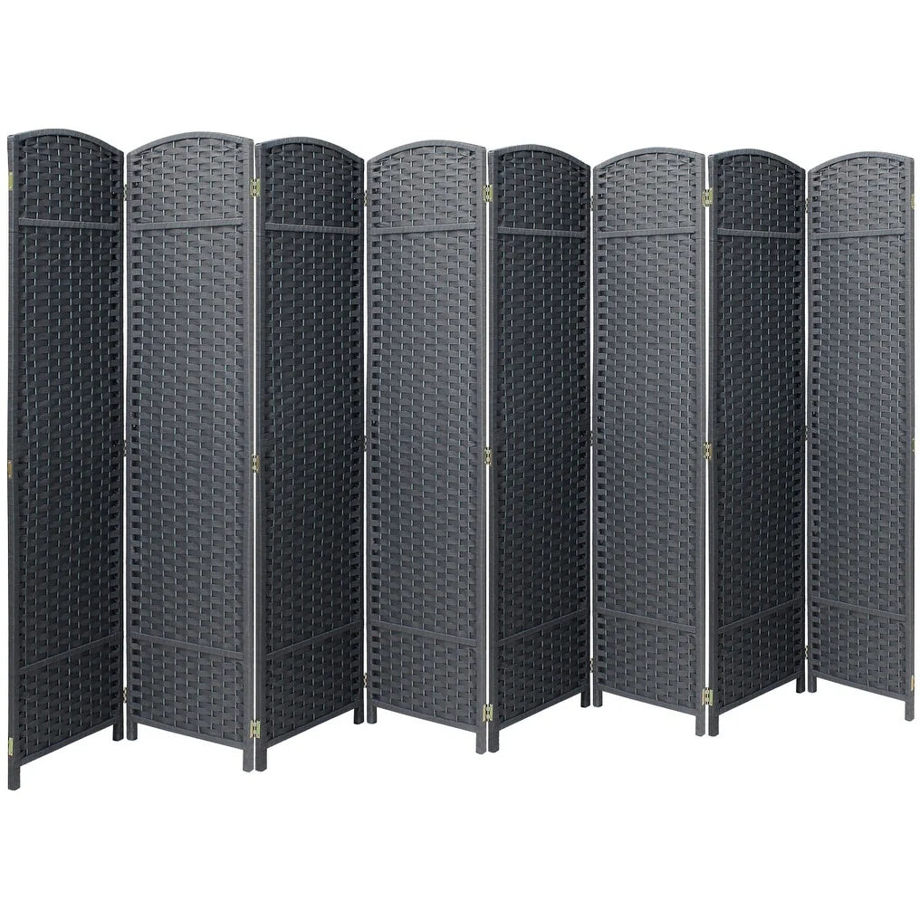 ZenVora Tall Folding Room Divider Screen, Portable Privacy Partition Wall Panel for Bedroom, Living Room and Office