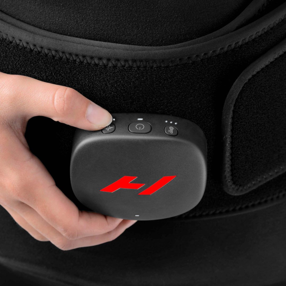 ZenVora Heated Back Massage Wrap, Cordless Heat and Vibration Therapy Belt, 3 Heat Levels, 3 Vibration Modes, Black