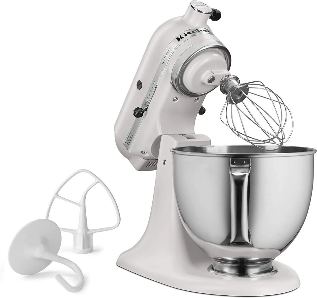 ZenVora 5-Quart Tilt-Head Stand Mixer, Electric Kitchen Mixer with Bowl, Multi-Speed Settings for Baking, Mixing and Food Preparation