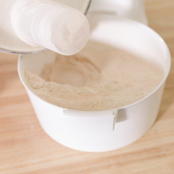 ZenVora Classic high-speed electric grain grinder, a wheat flour grinder used for making fresh flour, equipped with a stainless steel grinding head