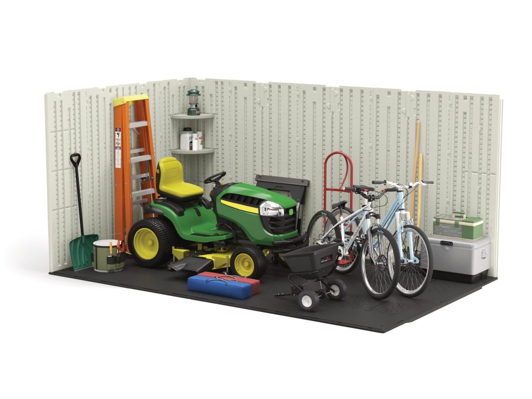ZenVora 8 x 10 ft. Metal and Resin Storage Shed, Vanilla