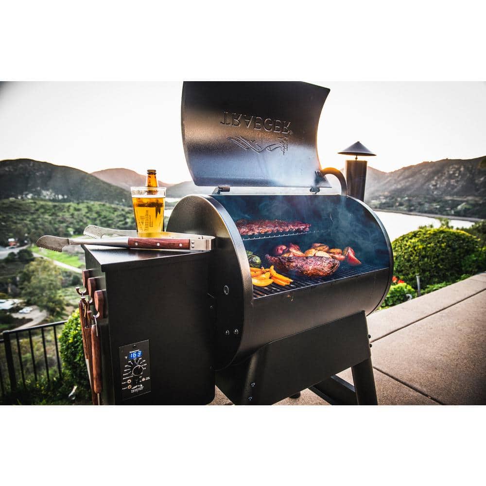 ZenVora 22-Inch Pellet Grill, Bronze