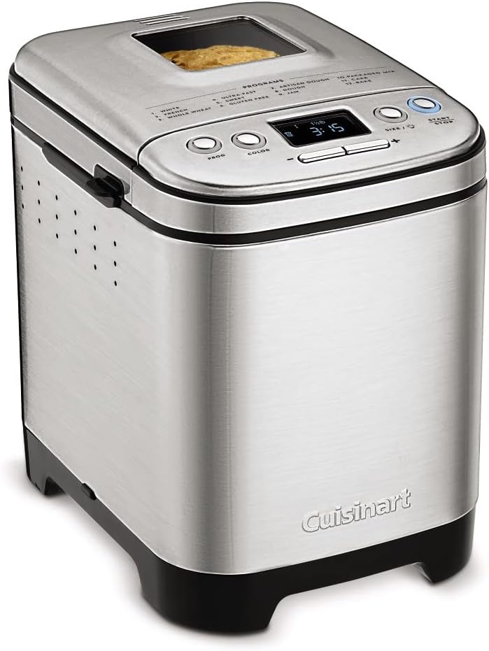ZenVora Compact Automatic Bread Maker, Up to 2-Lb. Loaves