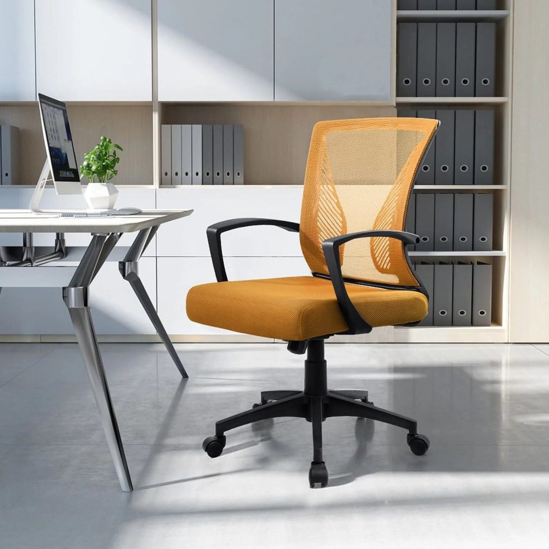 ZenVora Ergonomic Mesh Office Chair with Lumbar Support, Breathable Computer Desk Chair