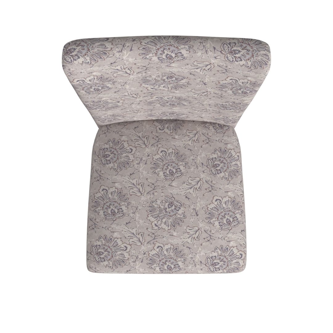 ZenVora Set of 2 Upholstered Medallion Dining Chairs, Comfortable Parsons Style Chairs for Kitchen and Dining Room