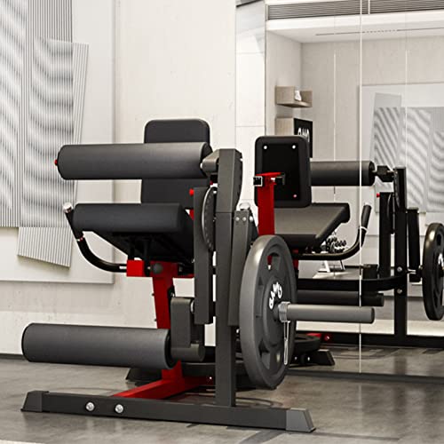 ZenVora Leg Extension and Leg Curl Machine, Adjustable Lower Body Exercise Bench, Strength Training Equipment for Home Gym and Fitness Workouts