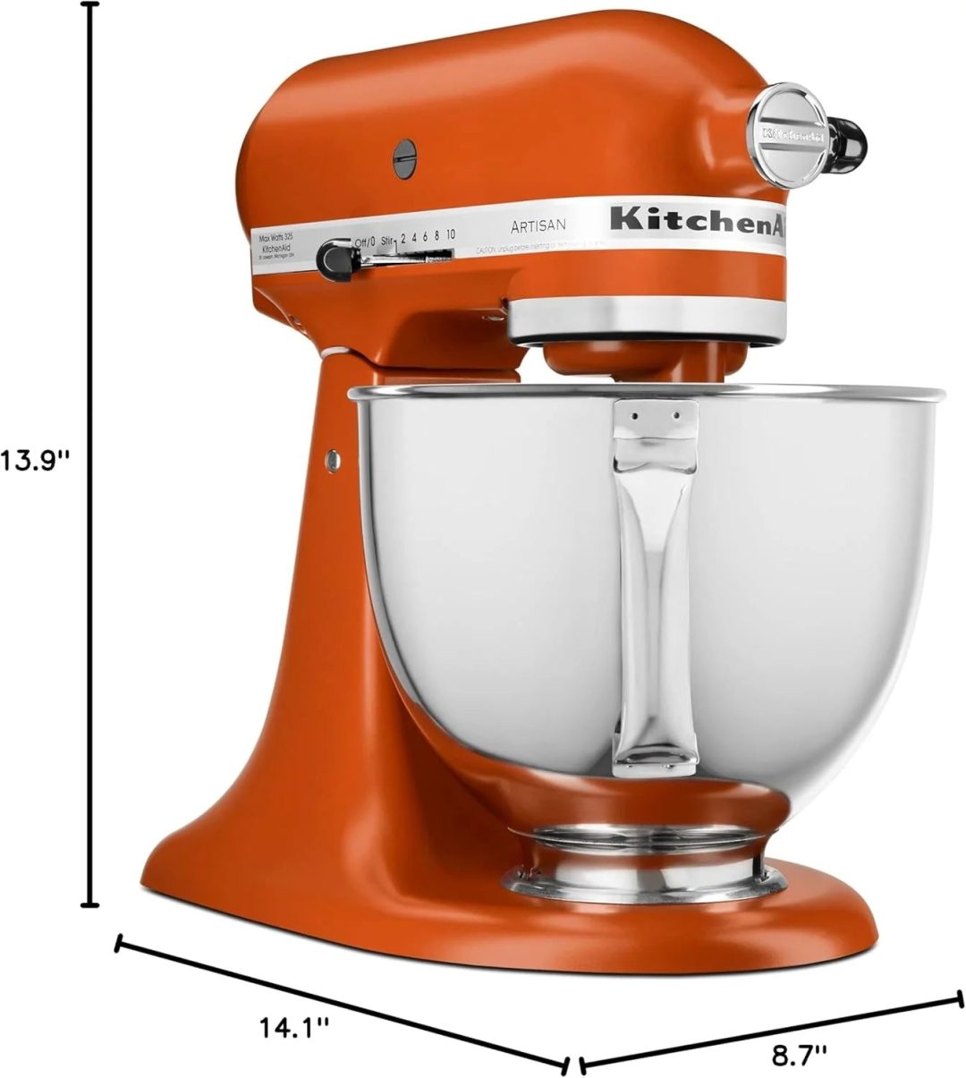 ZenVora 5-Quart Tilt-Head Stand Mixer, Electric Kitchen Mixer with Bowl, Multi-Speed Settings for Baking, Mixing and Food Preparation