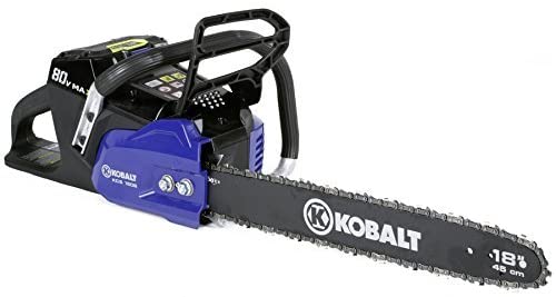 ZenVora 80V Cordless Chainsaw 18 Inch - Brushless Electric Chainsaw with Battery and Charger Included