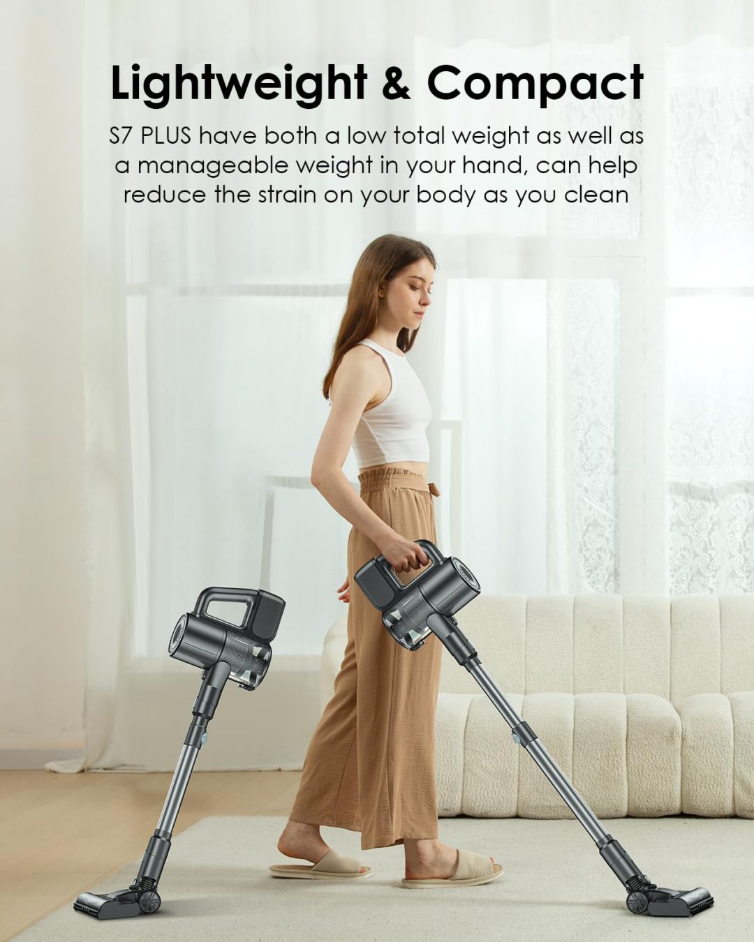 ZenVora Cordless 2-in-1 Vacuum Cleaner and Mop Combo