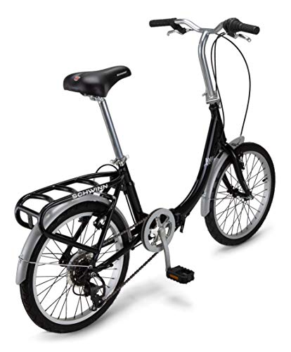 ZenVora 20-Inch Folding Adult Bike for Men and Women, 7-Speed Drivetrain