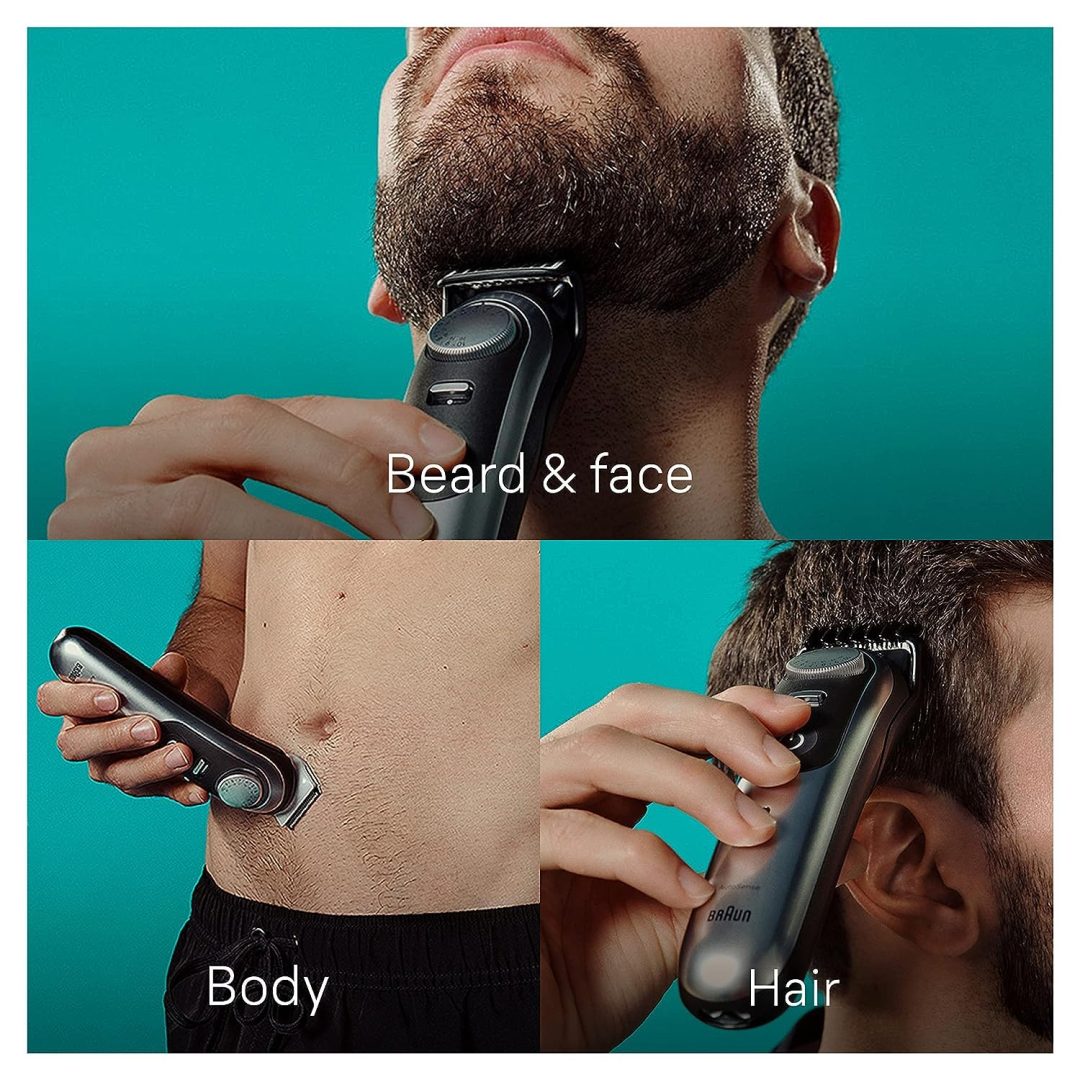 ZenVora 13-in-1 Men's Grooming Kit with Beard Trimmer, Hair Clipper, and Body Groomer