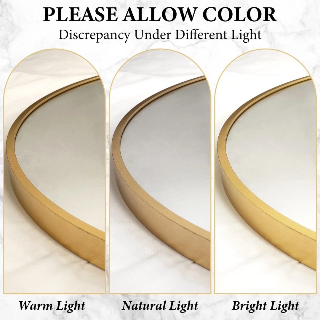 ZenVora Asymmetrical Irregular Wall Mirror, Modern Decorative Accent Mirror for Living Room, Bedroom and Entryway