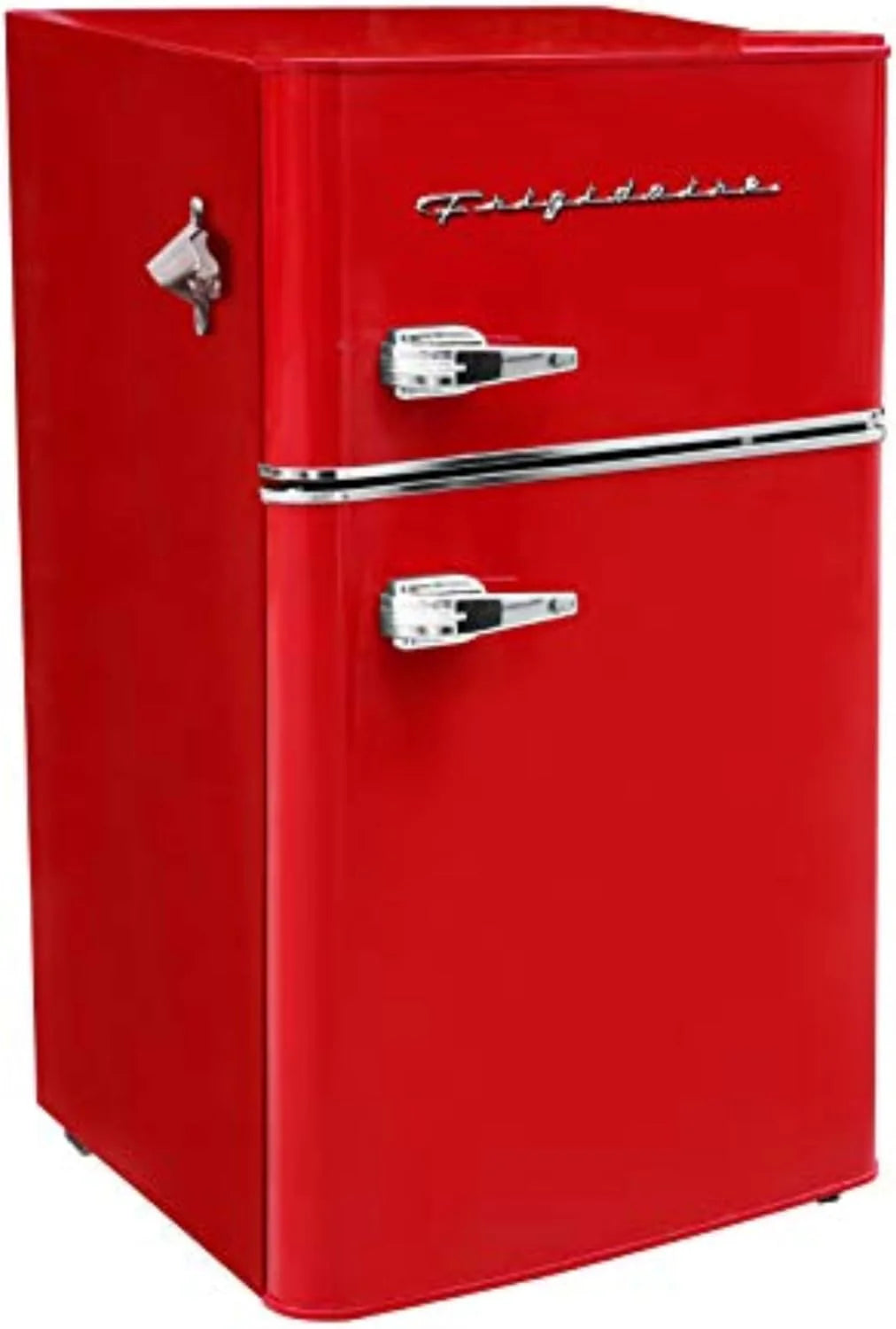 ZenVora Retro 3.2 Cu Ft Mini Fridge with Freezer – 2-Door Compact Refrigerator with Side Bottle Opener