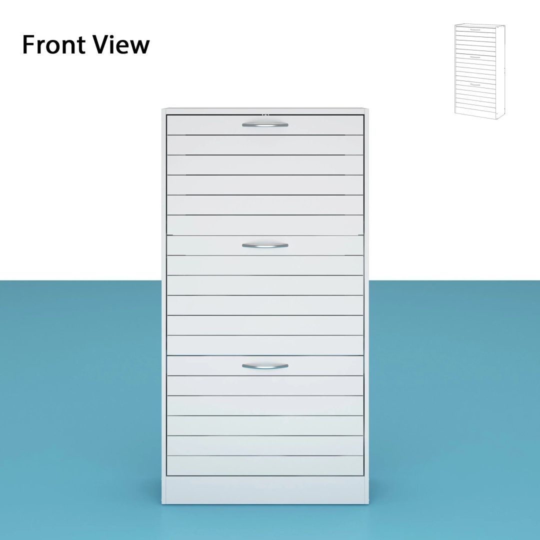 ZenVora Modern Shoe Storage Cabinet for Entryway and Hallway, Space-Saving Shoe Organizer